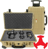 Maleta rígida de 22 Eylar con espuma Ragar, impermeable, modelo XP