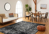 Alfombra de Área, Diseño Oriental Desgastado, Modelo EVK256R