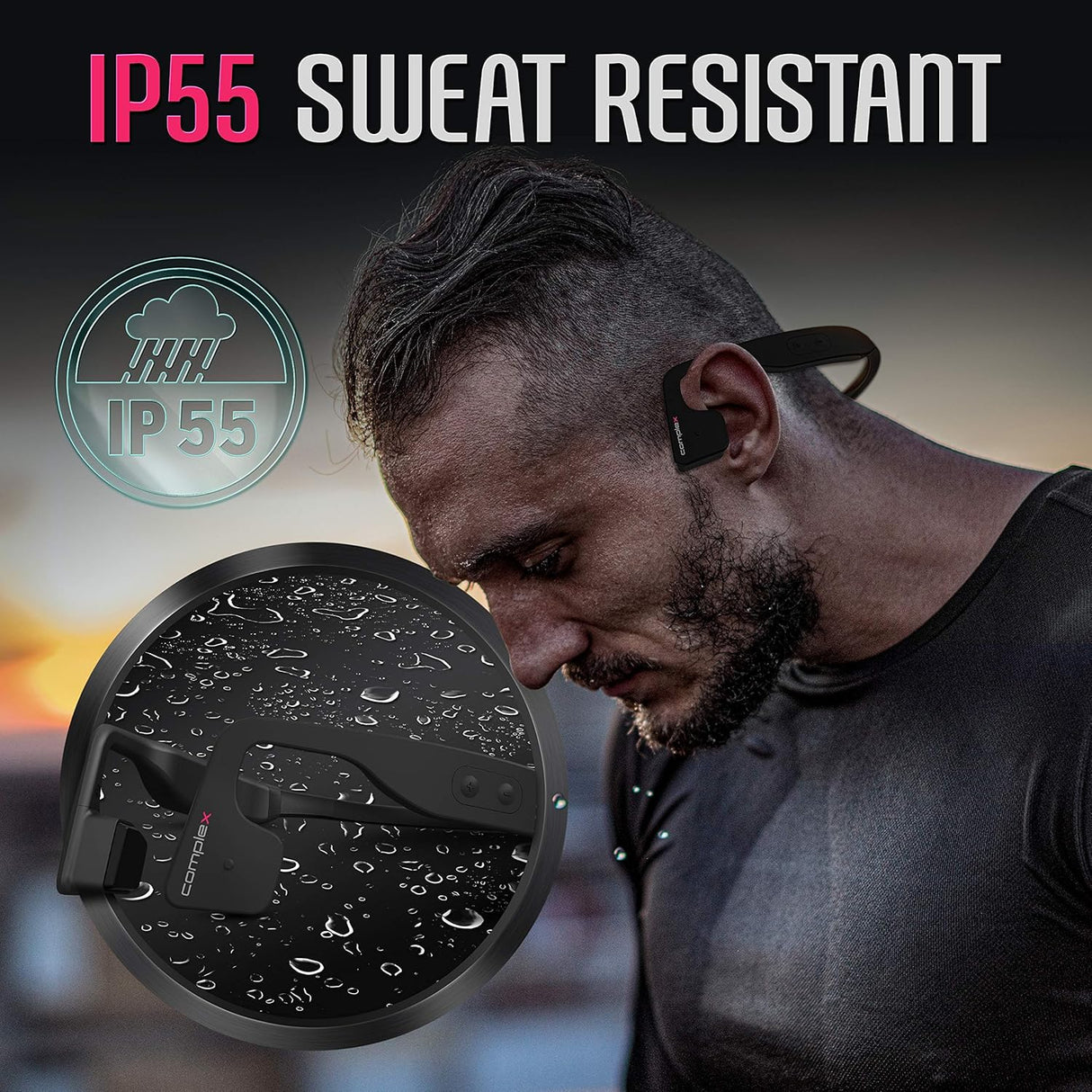 Auriculares de conducción ósea Bluetooth Pyle
