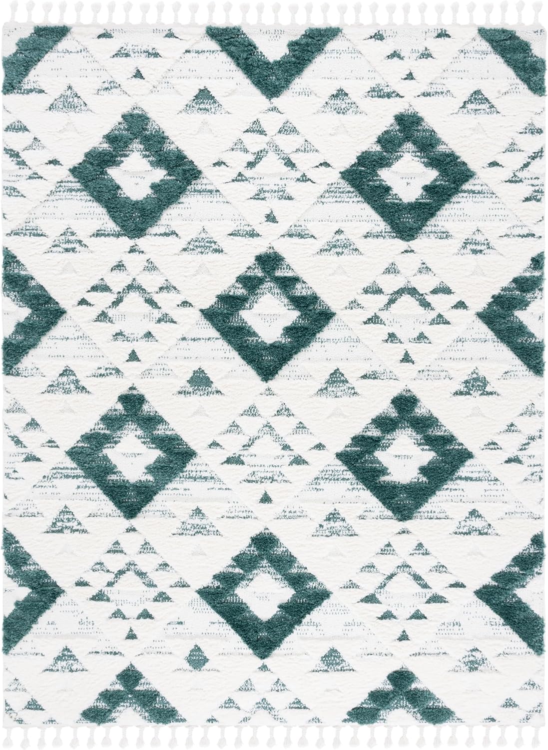 Alfombra Shag Marroquí - Diseño Ideal para Áreas de Alto Tráfico