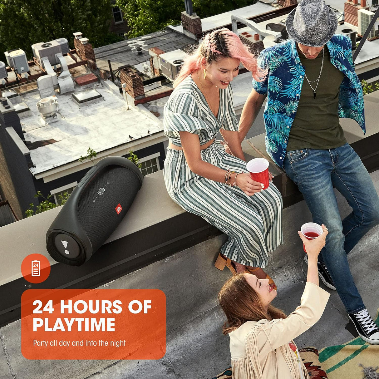Altavoz Bluetooth JBL Boombox 2, sonido potente, IPX7, 24h