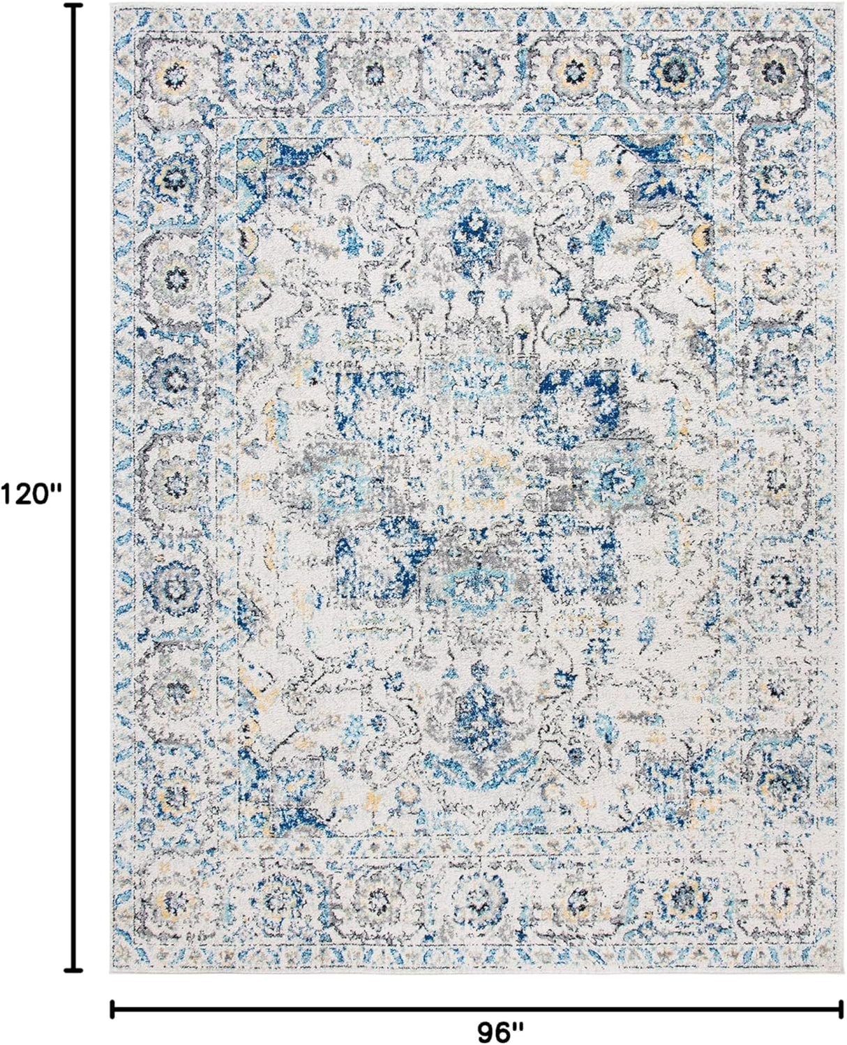 Alfombra SAFAVIEH Madison, Diseño Medallón, 8' x 10', MAD603F