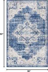 Alfombra Acento Distressed Medallón 3' x 5' BNT865A