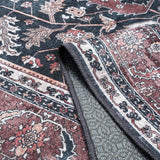 Alfombra Adiva 8x10 Lavable Antideslizante para Hogar
