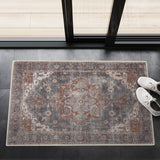 Alfombra Lavable Adiva 2x3 con Antideslizante, Vintage