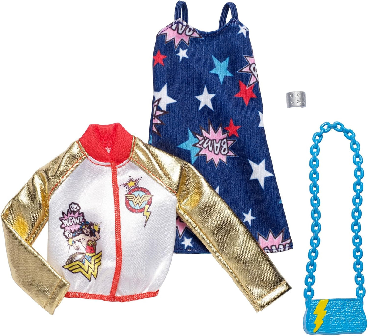 Barbie DC Comics Moda Azul Modelo 12345