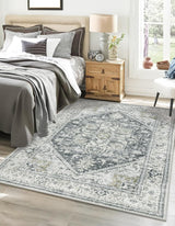 Alfombra Lavable 4x6 LIVEBOX Boho Vintage Antideslizante