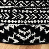 Alfombra Redonda Boho Tribal 3' para Comedor y Sala TUL272Z