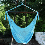 Silla Hamaca XL de Sunnydaze - Poliéster - Capacidad 300 lbs