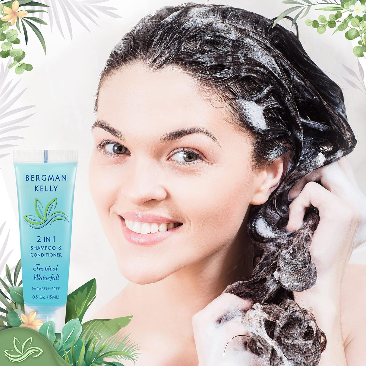 BERGMAN KELLY Champú y acondicionador de tamaño de viaje