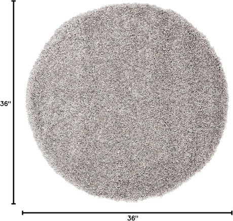 Alfombra redonda de pelo largo 3' - Modelo SG151