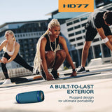 Altavoz portátil Bluetooth - Sonido envolvente HD de 360°