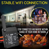Termómetro carne parrilla WiFi NUTRICHEF NWIRBBQ99