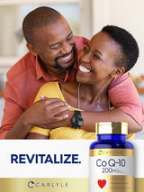Carlyle CoQ10 200mg Cápsulas Suaves con Pimienta, 60 Uds
