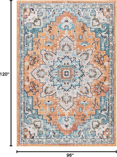 Alfombra Área SAFAVIEH Madison, Diseño Medallón Distressed, MAD473P
