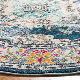 Alfombra redonda Boho Chic Medallón Distressed MNC243N