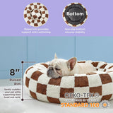 Cama Redonda para Perros Pequeños Lesure, Antiestrés, Lavable