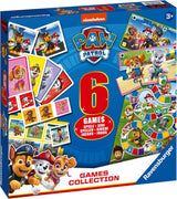 Compendio de Juegos Paw Patrol Ravensburger 6 en 1 para Niños