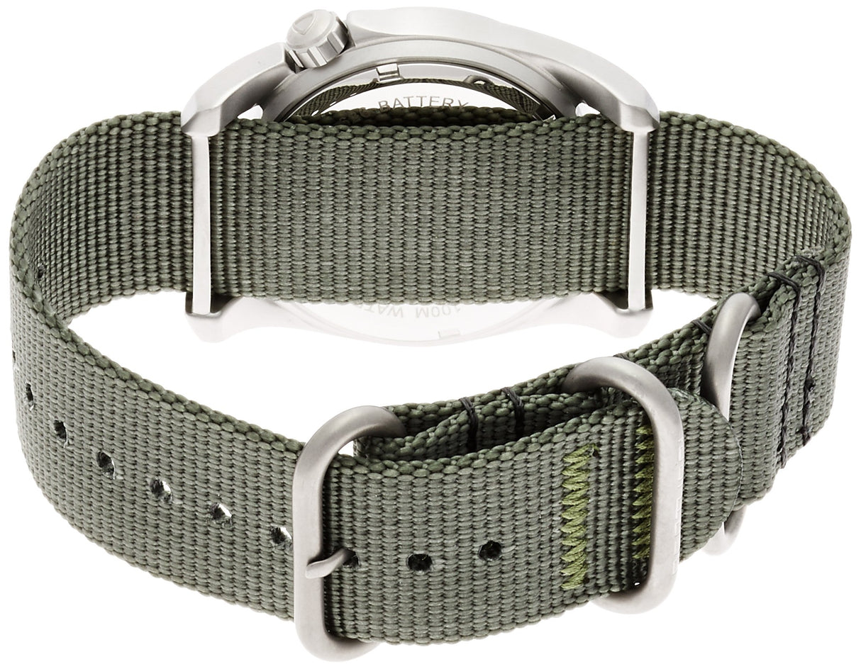Reloj de movimiento de cuarzo, negro / Defender Drab