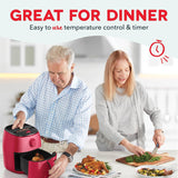 Freidora de aire DASH Tasti-Crisp™ 2.6 Qt, 1000 W, Compacta
