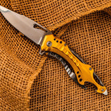 Cuchillo plegable táctico con asistencia de resorte MT-A705