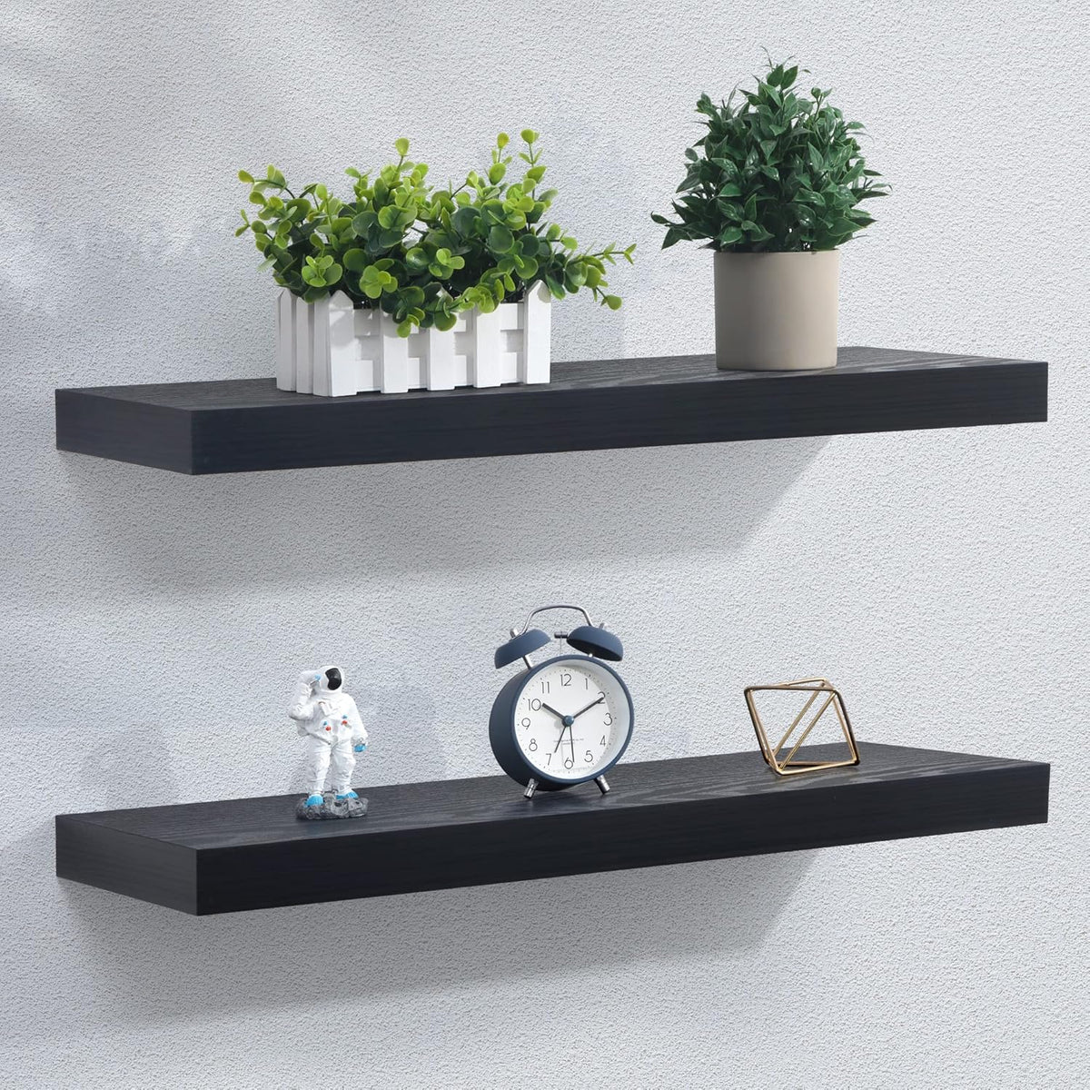 Estanterías Flotantes 2 Pack de Madera - 24 W x 9 D x 1.6 H