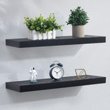 Estanterías Flotantes 2 Pack de Madera - 24 W x 9 D x 1.6 H