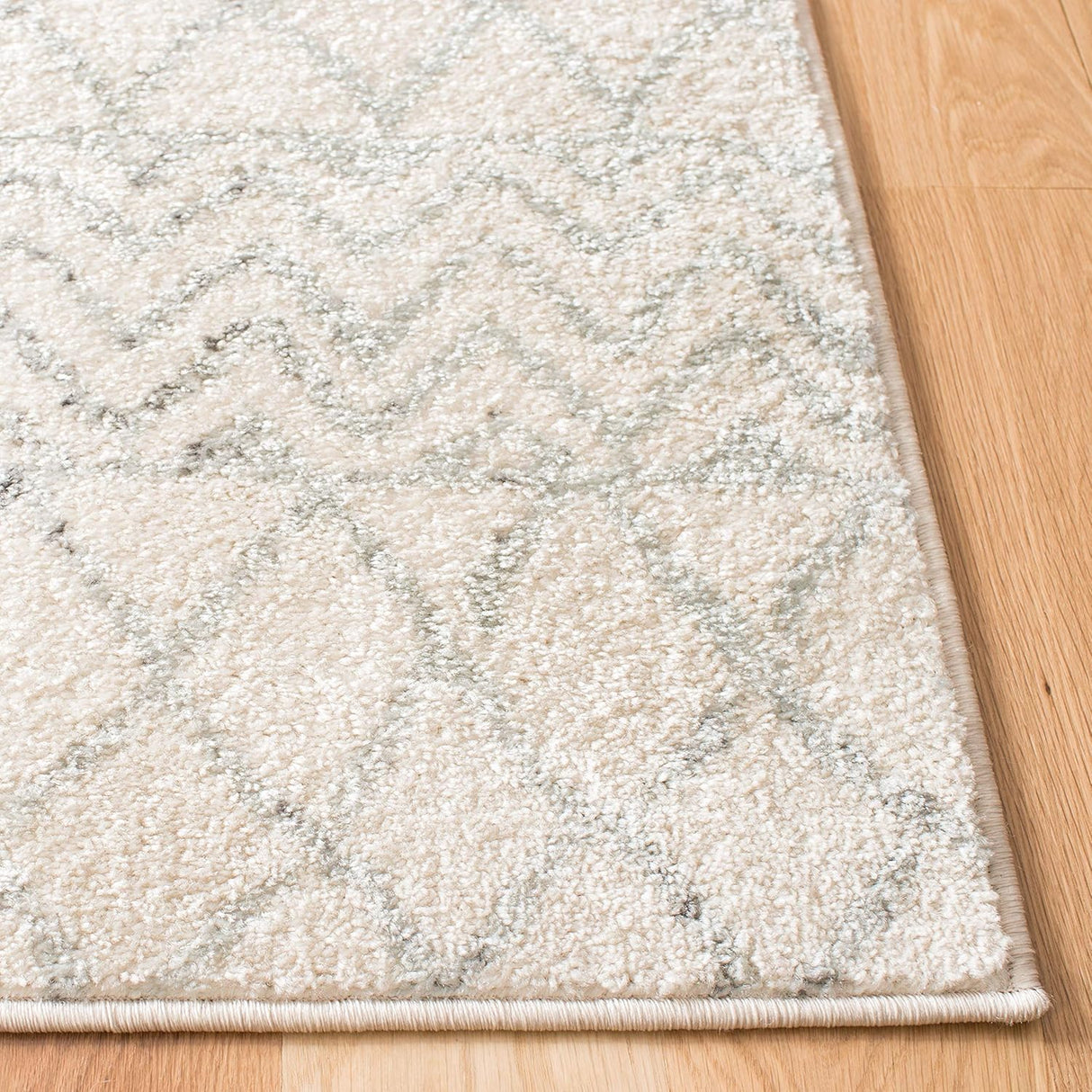 Alfombra área cuadrada marroquí boho TUL270A