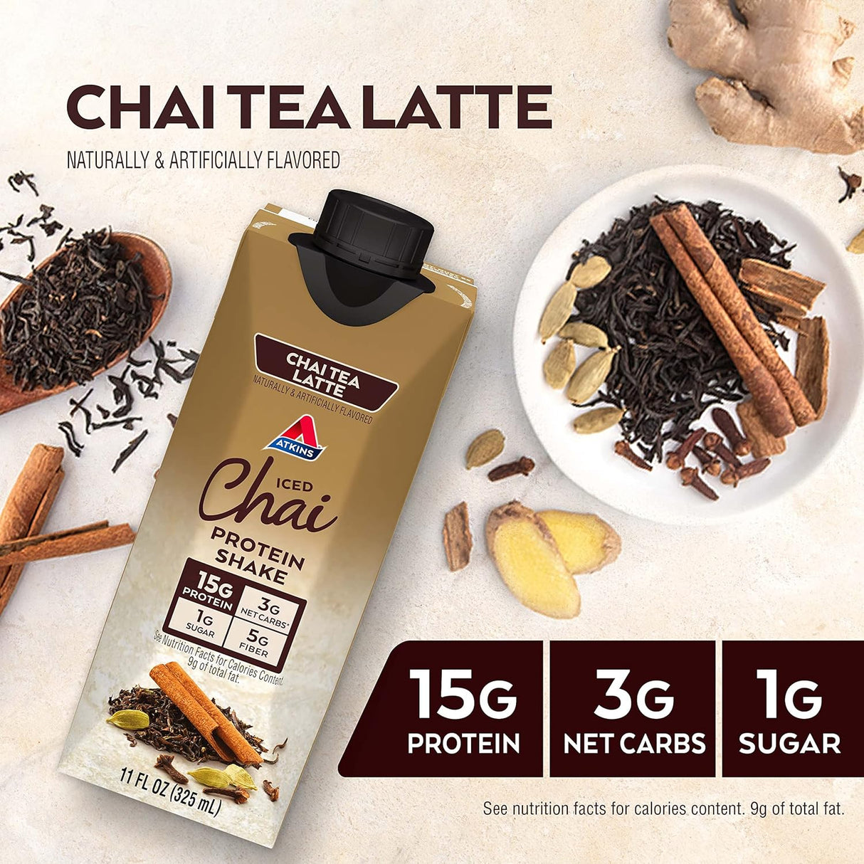 Suplementos Alimenticios Batido de proteína con leche de té