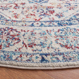 Alfombra Redonda de Área - Diseño Medallón Distressed, BNT832B