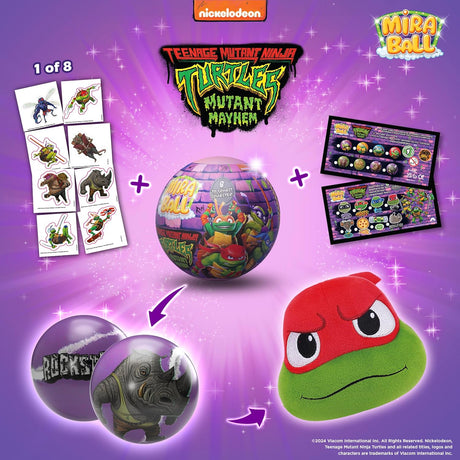MiraBall Mystery TMNT Plush Expandable MAXI 1-Pack
