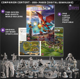 Miniaturas de Héroes y Compañeros Animales para D&D 28-32mm