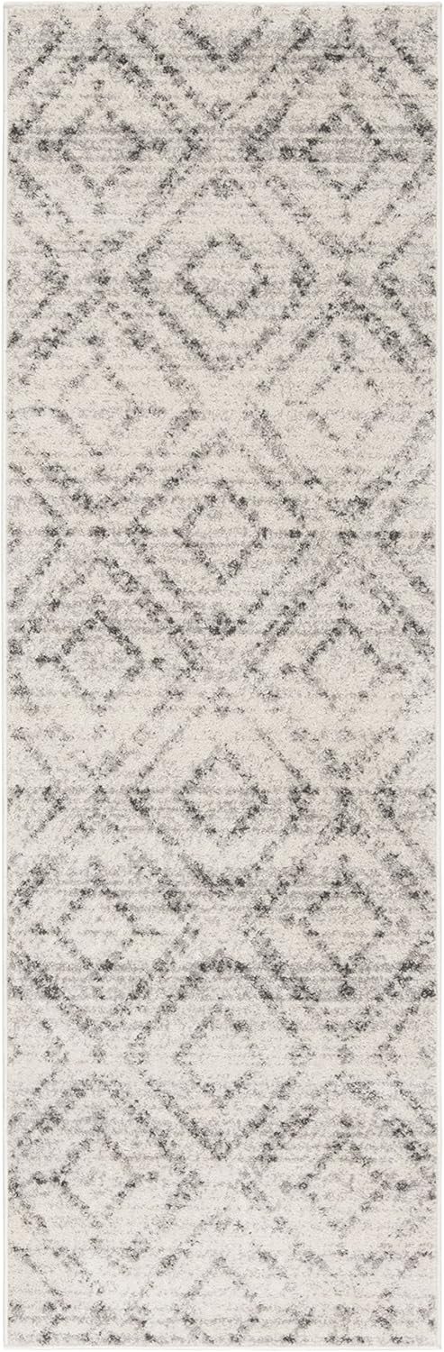 Alfombra Runner Moderna con Diseño Diamante Distressed - ADR131C