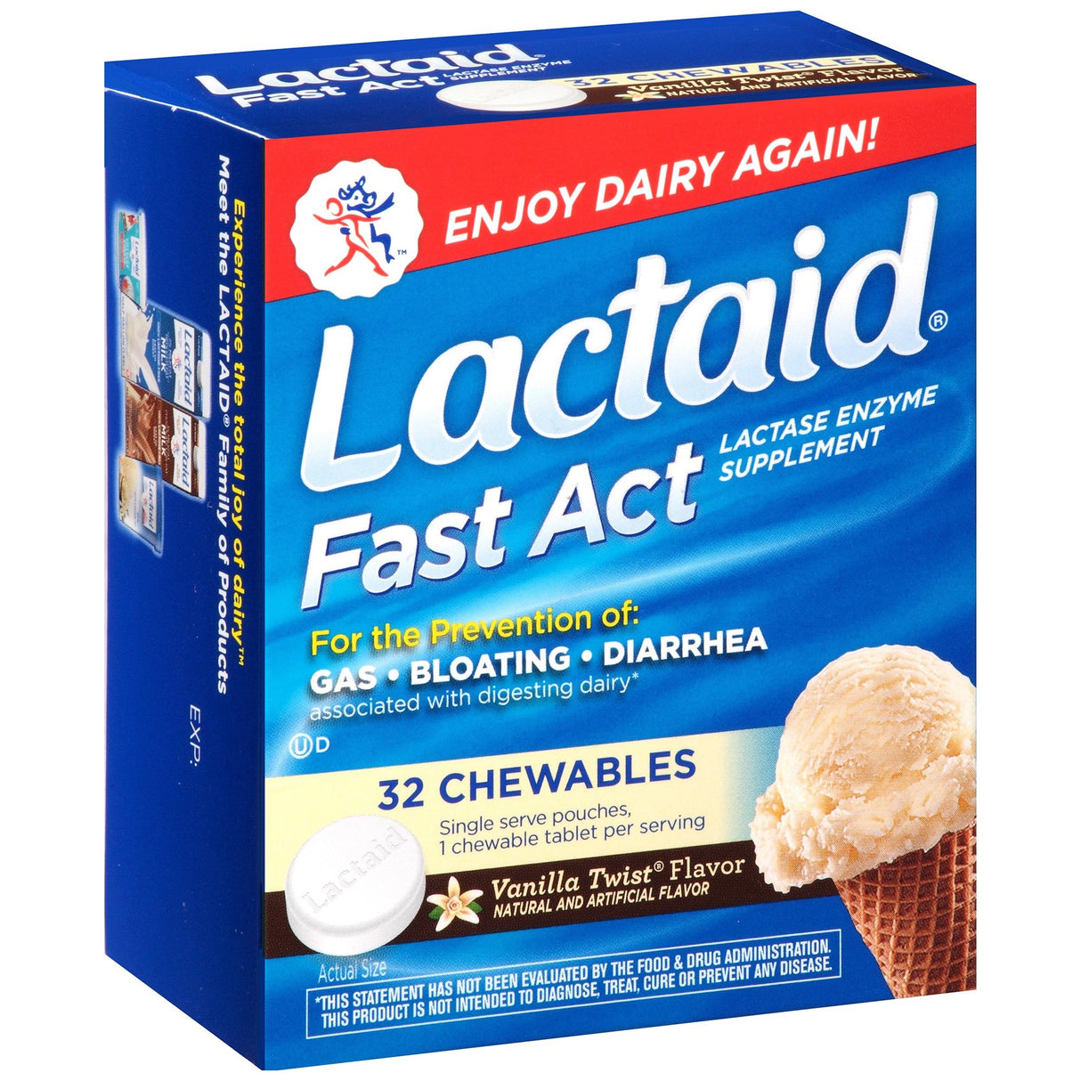 Lactaid Fast Act Alivio de intolerancia a la lactosa