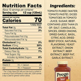 Prego Salsa italiana de pasta de tomate saborizada con carne, tarro de 45 onzas (caja de 6)