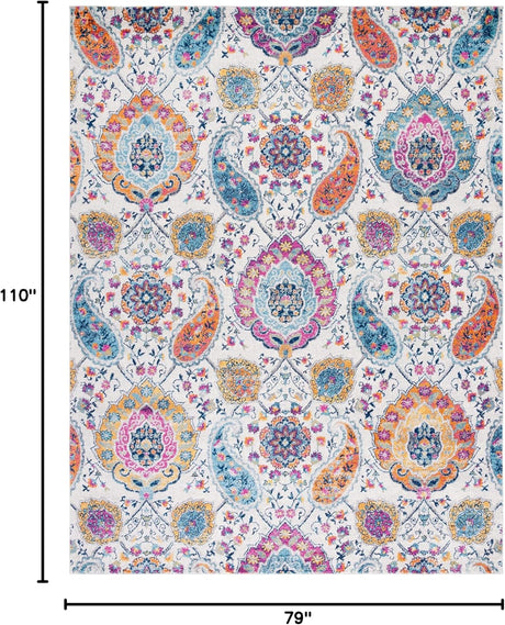 Alfombra Safavieh Madison, Diseño Paisley, Fácil Cuidado, MAD600B