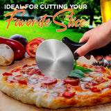 Rueda cortadora de pizza de acero NUTRICHEF NCPIZCUT9