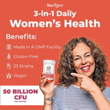 Probióticos de salud diaria 3 en 1 para mujeres MaryRuth's