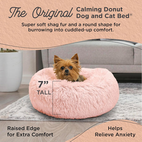 Cama Donut Calm para Mascotas, Best Friends by Sheri, Extra Pequeña