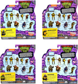 Paquete de 4 figuras básicas de tortuga Ninja