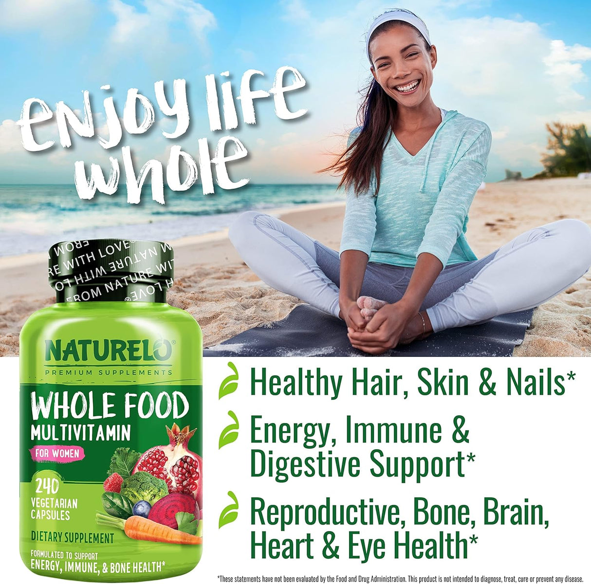 Suplemento Multivitamina  con vitaminas, minerales extractos