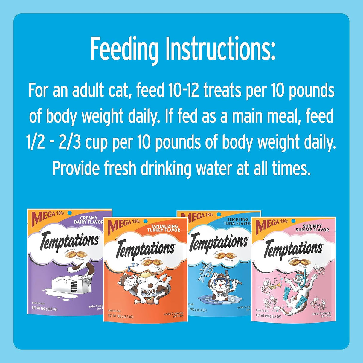 Paquete variado de mezcla de sorpresas para gatos, sabores lácteos, atún, camarones y pavo.