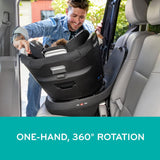 Asiento giratorio 2 en 1 para automóvil con funda Evenflo