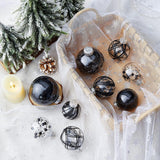 Navidad Adornos Transparentes, 24ct, Decorativas y Resistentes