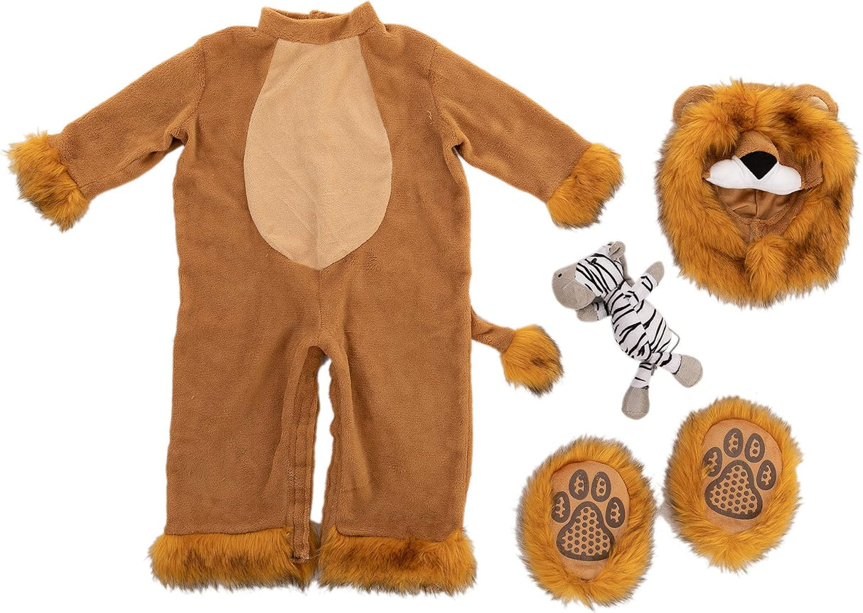 Disfraz de León Bebé Spooktacular Creations con Juguete Halloween