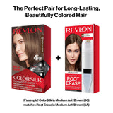 Tinte permanente para el cabello marrón ceniza medio 40