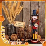 Figuras de Nuez de Madera 15 para Acción de Gracias - Decoración Festiva
