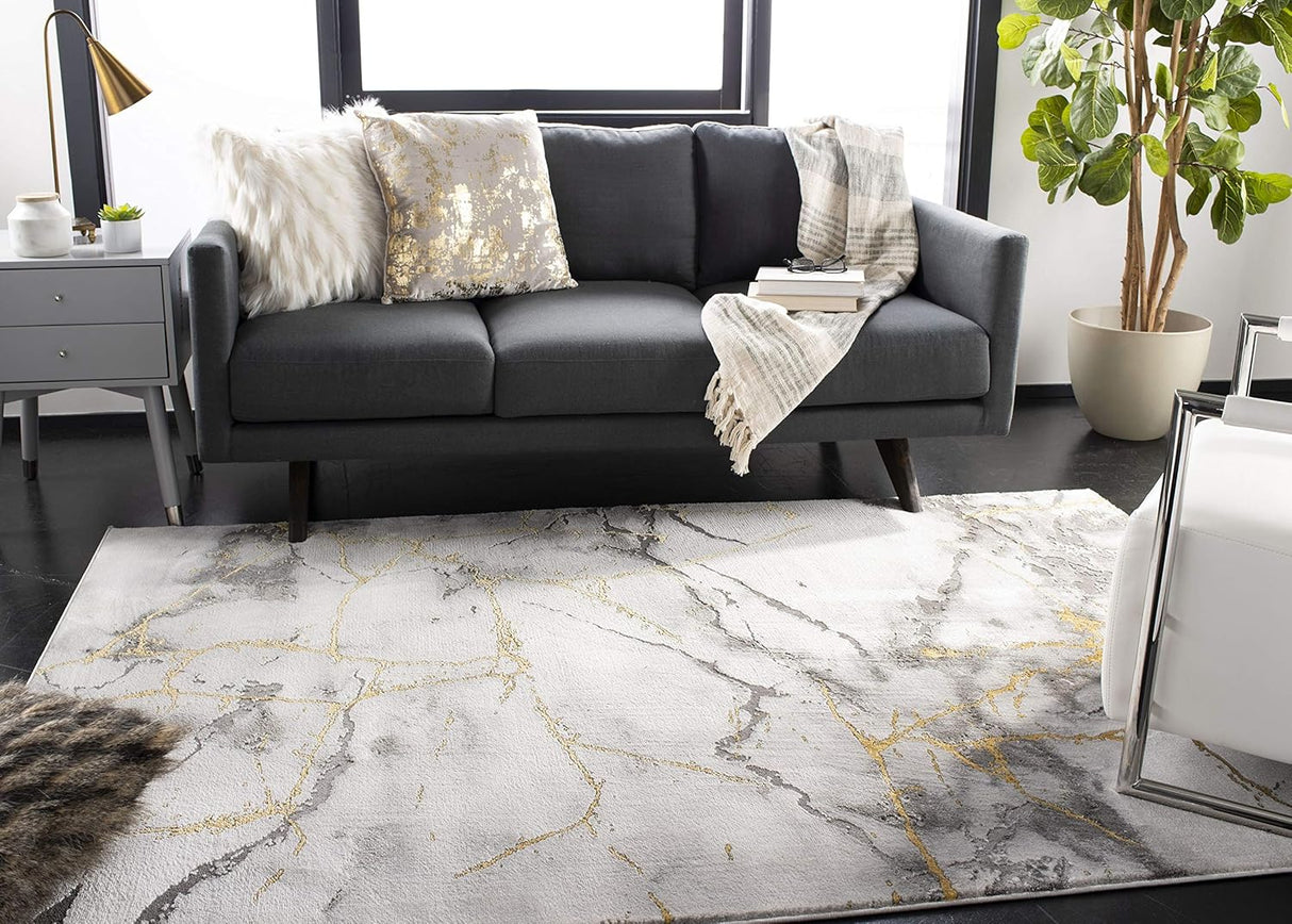 Alfombra Moderna Abstracta, Diseño de Bajo Mantenimiento, CFT877L