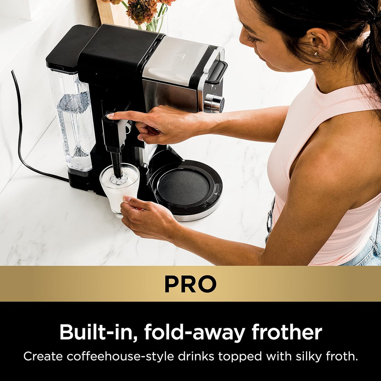 Cafetera Ninja Drip, DualBrew Pro, K-Cup y 12 Tazas, CFP301