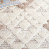 Alfombra Redonda de Diseño Marroquí, Ideal para Áreas de Tráfico (MTS688B-7R)